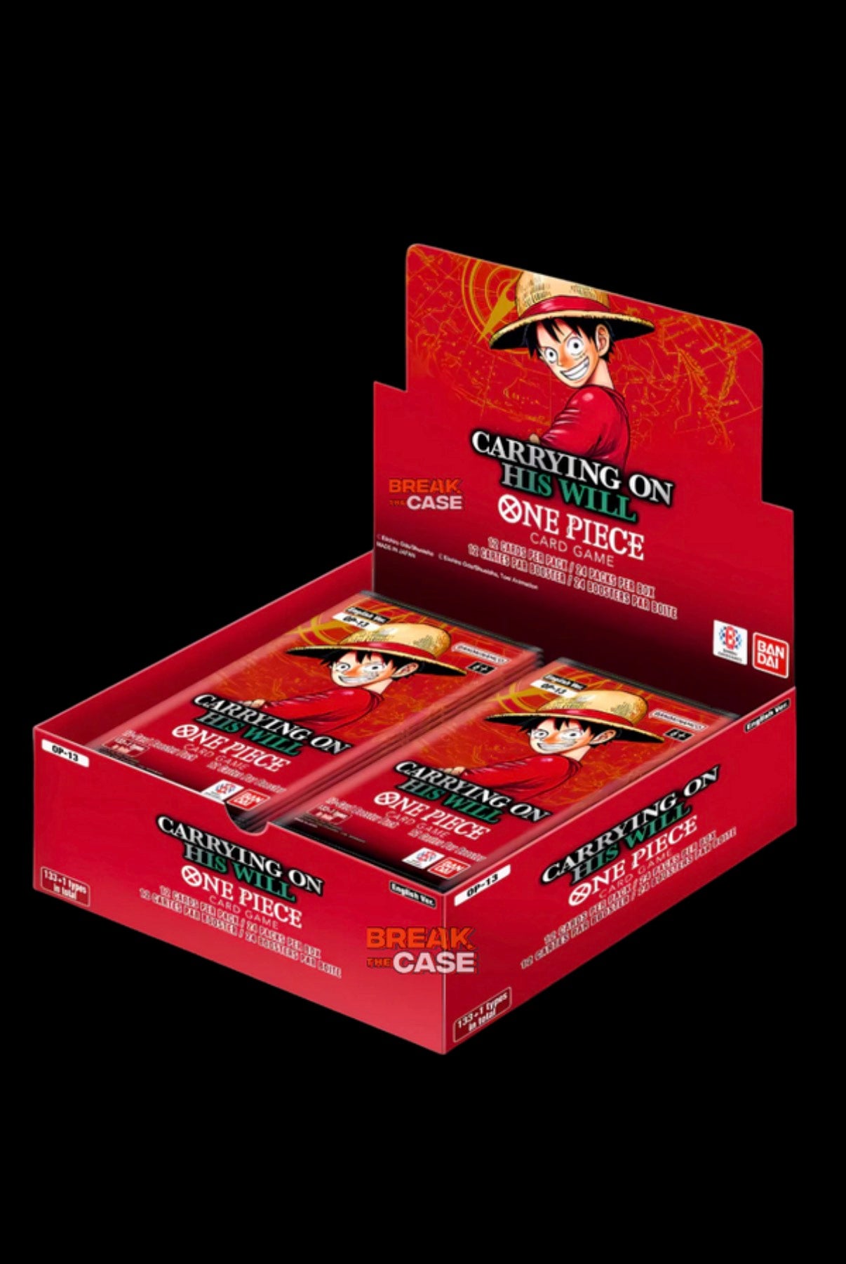 One Piece Card Game OP13 – Carrying on His Will Booster Display (English)