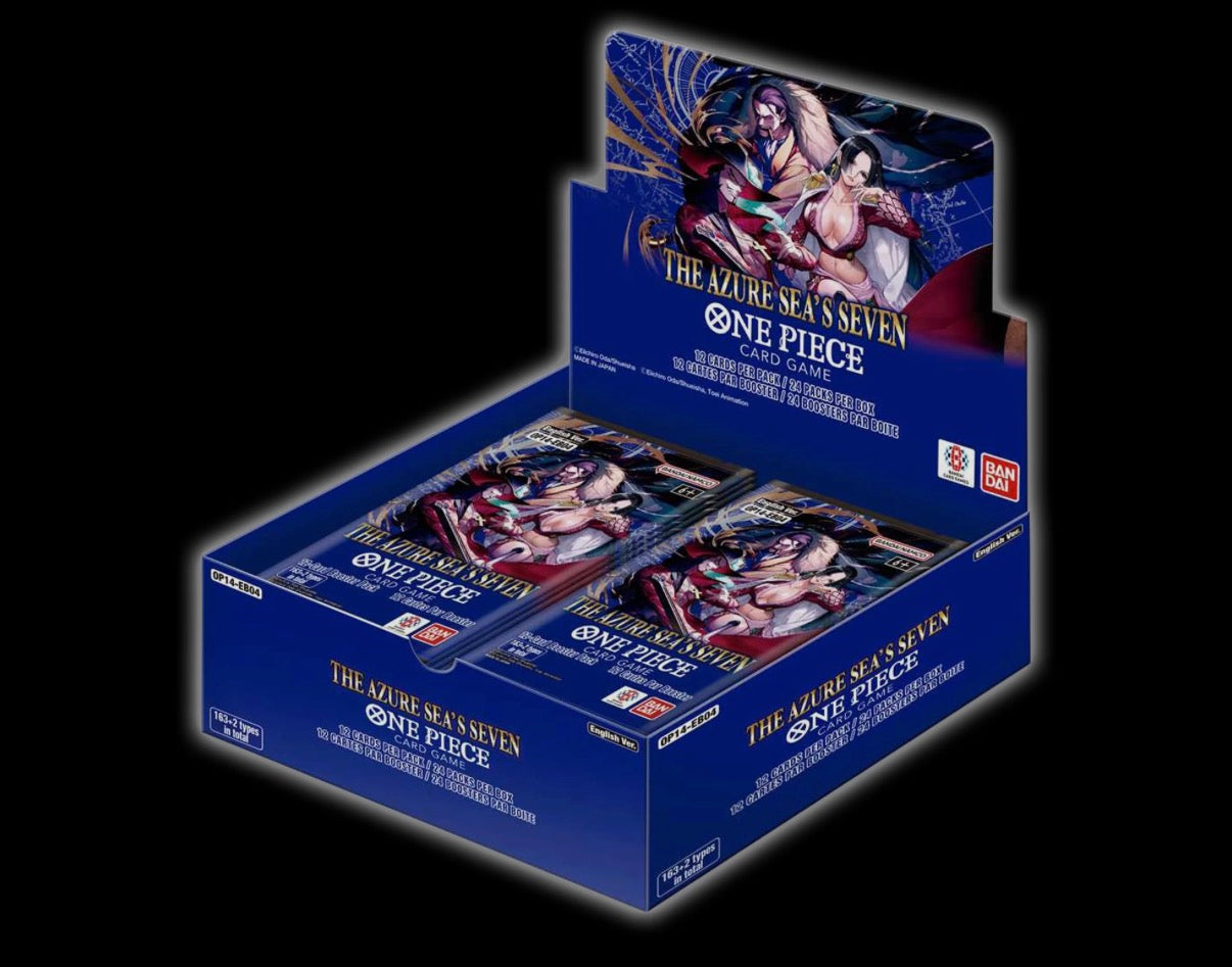 One Piece Card Game OP14 – The Azure Sea’s Seven Booster Display (English)