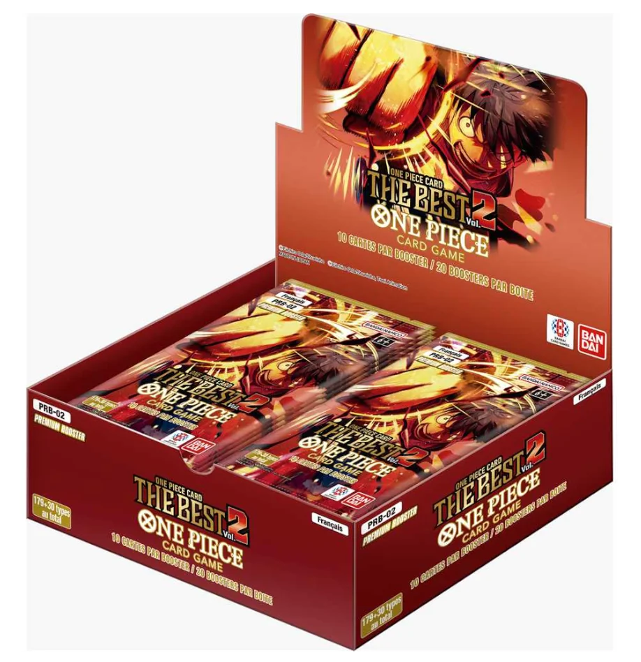 One Piece Card Game PRB-02 – Premium Booster Display (English)